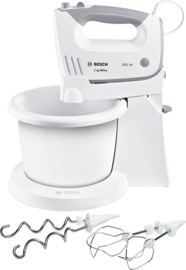 Bosch ErgoMixx MFQ36460 Kézi mixer, 450W, Fehér Bosch ErgoMixx MFQ36460 Kézi mixer, 450W, Fehér