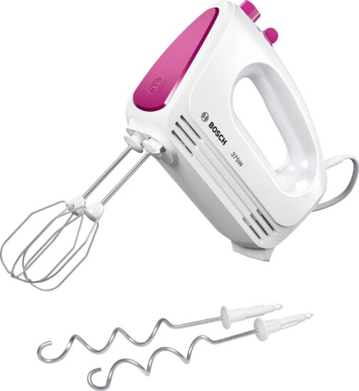 Bosch CleverMixx MFQ2210P Kézi mixer, 375W, Fehér-Lila Bosch CleverMixx MFQ2210P Kézi mixer, 375W, Fehér-Lila