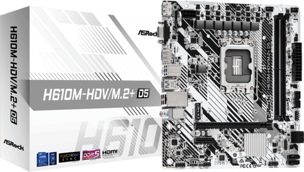 ASRock H610M-HDV/M.2+ D5 alaplap