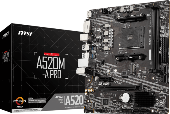 MSI A520M-A PRO alaplap MSI A520M-A PRO alaplap