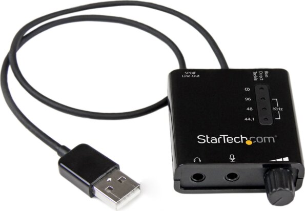 Startech ICUSBAUDIO2D külső USB hangkártya Startech ICUSBAUDIO2D külső USB hangkártya