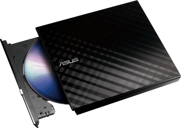 Asus SDRW-08D2S-U Lite külső USB 2.0 DVD író, fekete Asus SDRW-08D2S-U Lite külső USB 2.0 DVD író, fekete