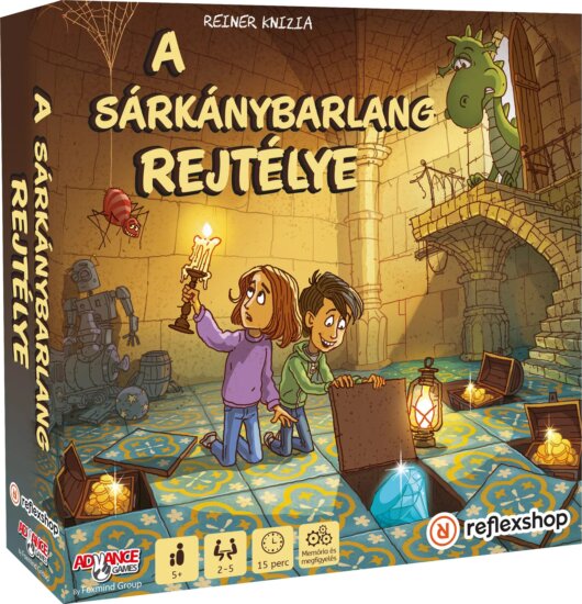 A sárkánybarlang rejtélye társasjáték A sárkánybarlang rejtélye társasjáték