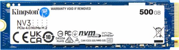 Kingston NV3 500GB (M.2 2280, NVMe)