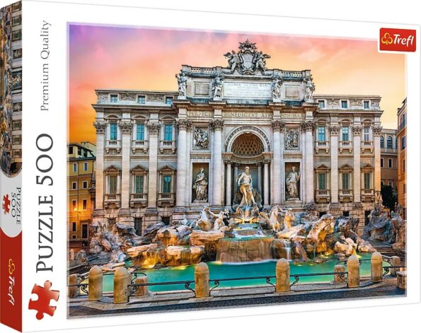 Trevi-kút, Róma puzzle, 500 darabos Trevi-kút, Róma puzzle, 500 darabos