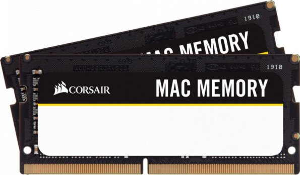 Corsair 32GB / 2666MHz Mac Memory (DDR4, Kit 2x16GB, SODIMM) Corsair 32GB / 2666MHz Mac Memory (DDR4, Kit 2x16GB, SODIMM)
