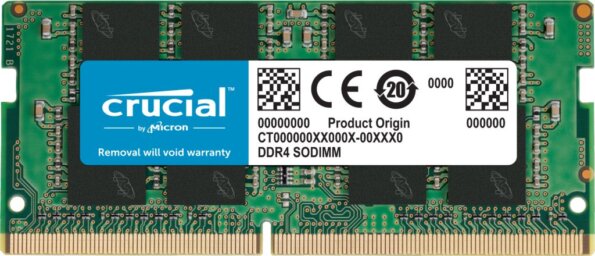 Crucial 16GB / 3200MHz (DDR4, SODIMM)