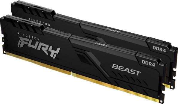 Kingston 64GB / 3200MHz Fury Beast Black (DDR4, Kit 2x32GB, DIMM) Kingston 64GB / 3200MHz Fury Beast Black (DDR4, Kit 2x32GB, DIMM)