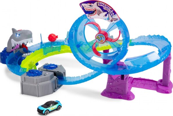 Dickie, Nagy fehér cápa autópálya játékszett fény- és hanghatásokkal