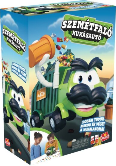 Szemétfaló kukásautó társasjáték
