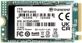 Transcend MTE400S 1TB (M.2 2242, NVMe) Transcend MTE400S 1TB (M.2 2242, NVMe)