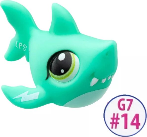 Littlest Pet Shop játékfigura #14, Halacska