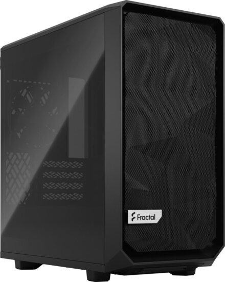 Fractal Design Meshify 2 Mini (táp nélküli) ablakos mATX ház, fekete