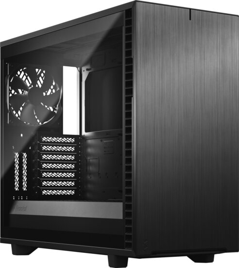 Fractal Design Define 7 ablakos (táp nélküli) E-ATX ház, fekete