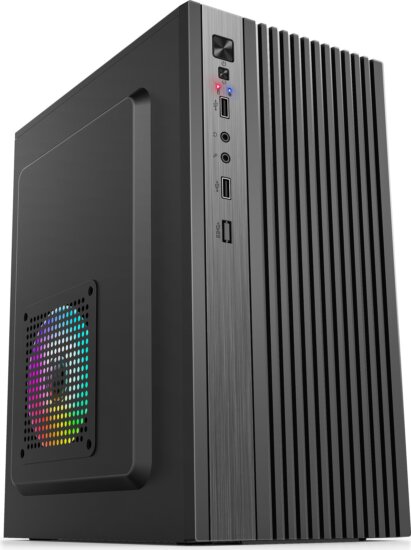 IRIS Q2515 (táp nélküli) mATX ház, fekete