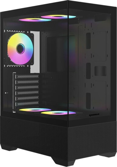 RAIDMAX i802 (táp nélküli) ATX ház, fekete