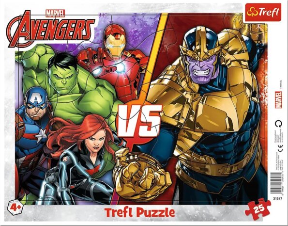 Bosszúállók puzzle, 25 darabos