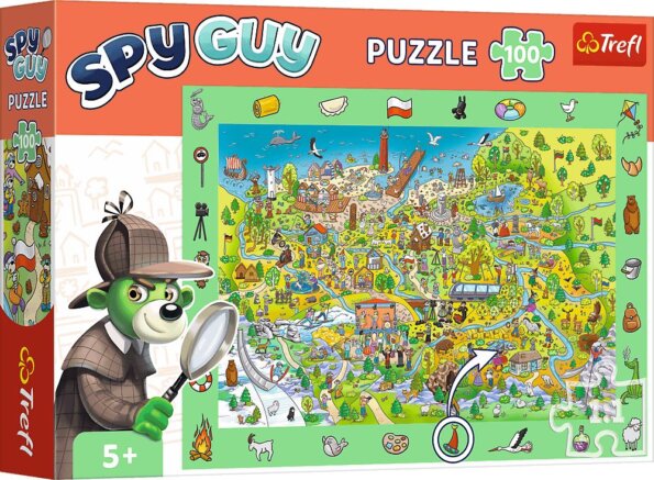 Spy Guy Lengyelország nyomozós képkereső puzzle, 100 darabos
