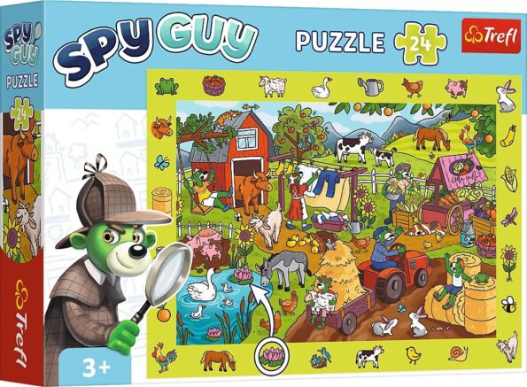 Spy Guy Farm nyomozós képkereső puzzle, 24 darabos