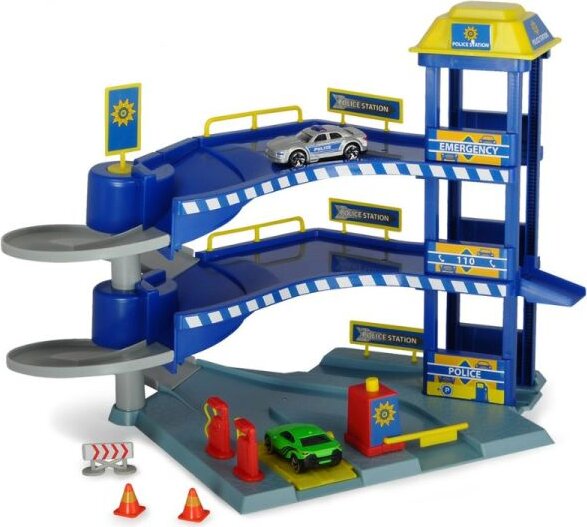 Dickie, Parkolóház játékszett, Rendőrség