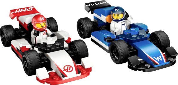 LEGO® City, F1®-es Williams Racing és Haas F1® versenyautók