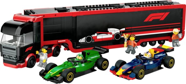 LEGO® City, F1®-es kamion, RB20 és AMR24 F1®-es autókkal