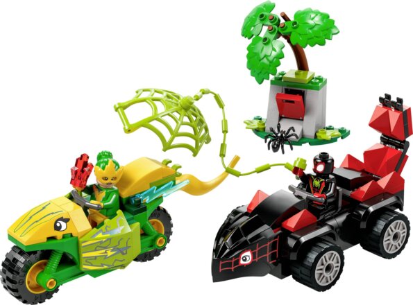 LEGO® Marvel, Spin és Electro, Üldözés a dinójárművel