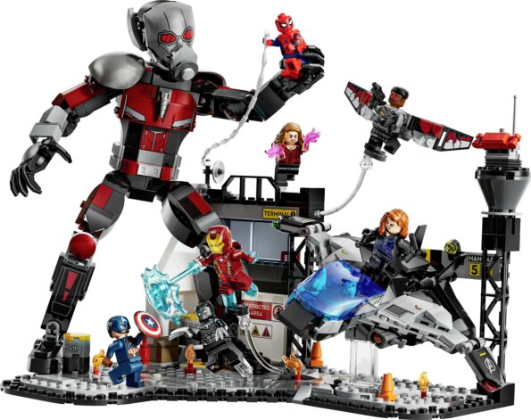 LEGO® Marvel, Amerika Kapitány: Polgárháború csatajelenet