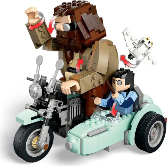 LEGO® Harry Potter™, Hagrid™ és Harry motoros kalandjai