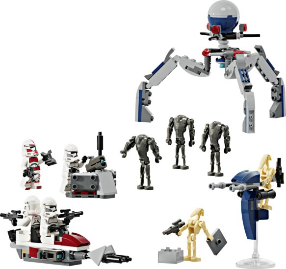 LEGO® Star Wars™, Klónkatona™ és harci droid™ harci csomag