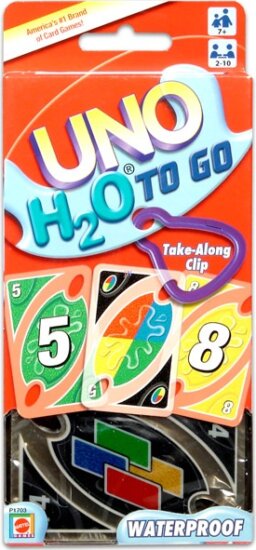 UNO kártya vízálló kártyalapokkal, hordozható változat