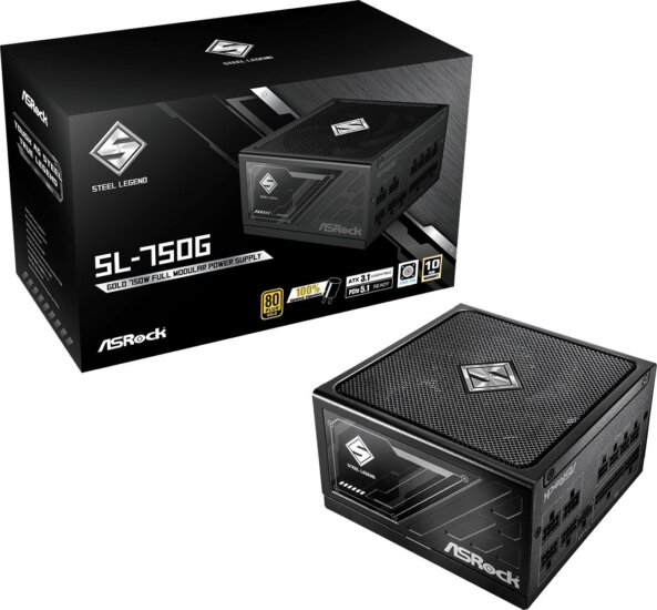 ASRock Steel Legend SL-750G (750W, 80Plus® Gold)