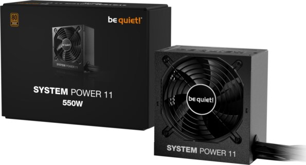 Be quiet! System Power 11 (550W, 80Plus® Bronze)