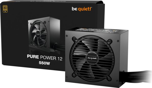 Be quiet! Pure Power 12 (550W, 80Plus® Gold)