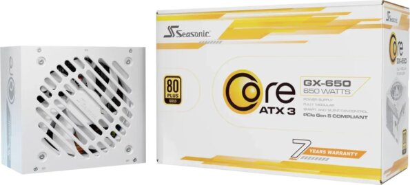 Seasonic Core GX 650 (650W, 80Plus® Gold, White)