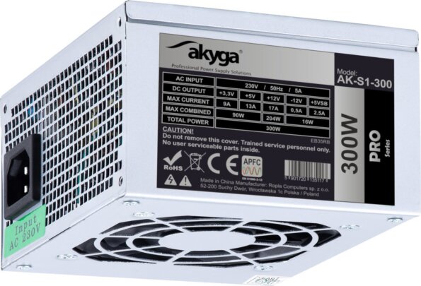 Akyga Pro (300W, SFX, 8cm)