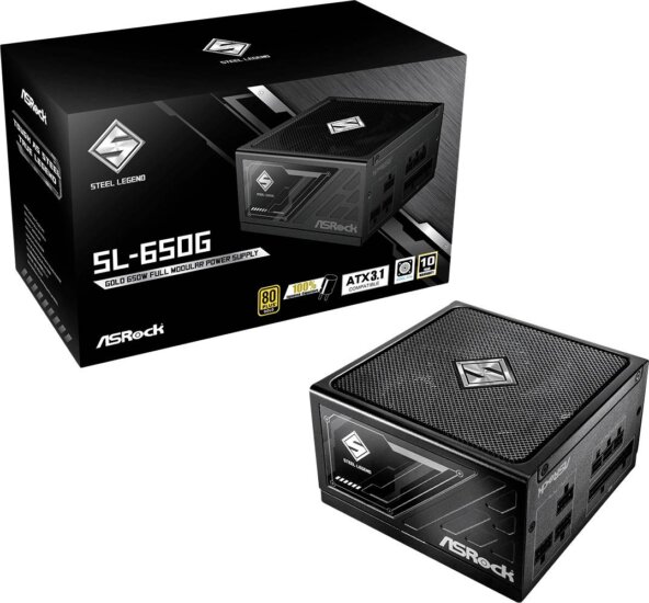 ASRock Steel Legend SL-650G (650W, 80Plus® Gold, ATX)