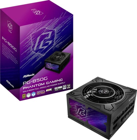 ASRock Phantom Gaming PG-850G (850W, 80Plus® Gold, ATX) ASRock Phantom Gaming PG-850G (850W, 80Plus® Gold, ATX)