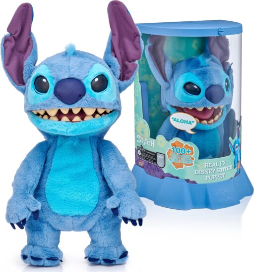 Stitch, Real FX Stitch interaktív plüssfigura, 45 cm