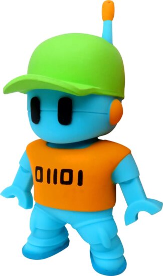 Monsterflex, Stumble Guys 2. széria nyújtható figura, Robot Guy