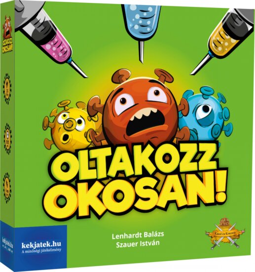 Oltakozz okosan! társasjáték Oltakozz okosan! társasjáték