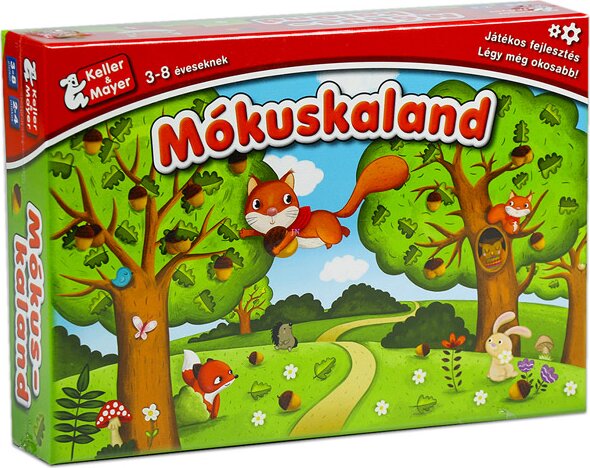 Mókuskaland társasjáték Mókuskaland társasjáték