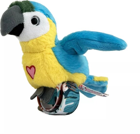 Happy Yappers, Papagáj, az interaktív madár, kék Happy Yappers, Papagáj, az interaktív madár, kék