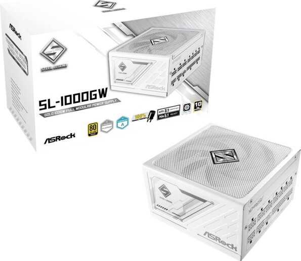 ASRock Steel Legend White SL-1000GW (1000W, 80Plus® Gold, ATX)