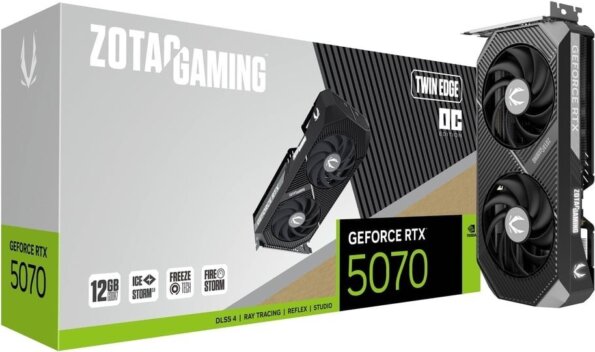 Zotac GeForce RTX 5070 12GB GDDR7 Twin Edge OC