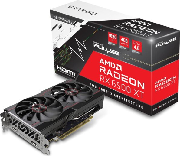 Sapphire Radeon RX 6500 XT 4GB DDR6 Pulse Gaming OC