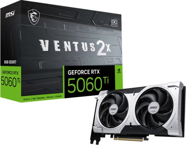 MSI GeForce RTX 5060 Ti 8GB Ventus 2X OC PLUS