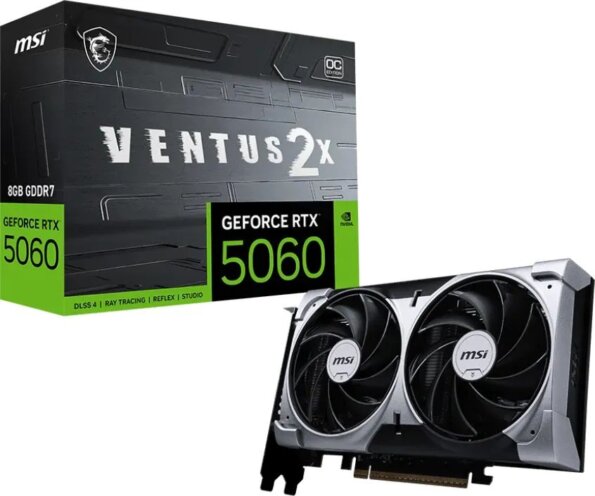 MSI GeForce RTX 5060 8GB Ventus 2X OC