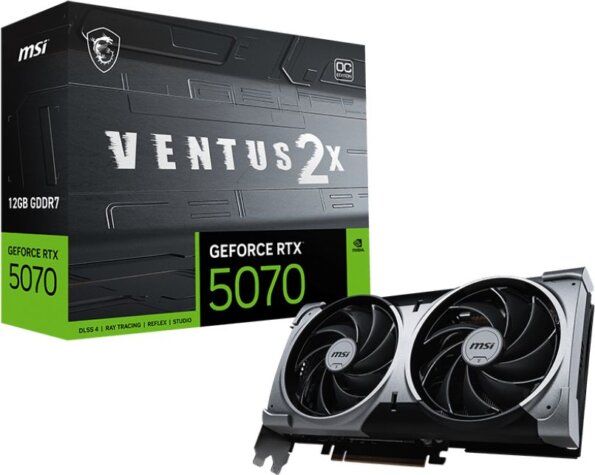 MSI GeForce RTX 5070 12GB Ventus 2X OC