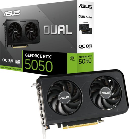 Asus Dual GeForce RTX 5050 8GB GDDR6 OC Edition